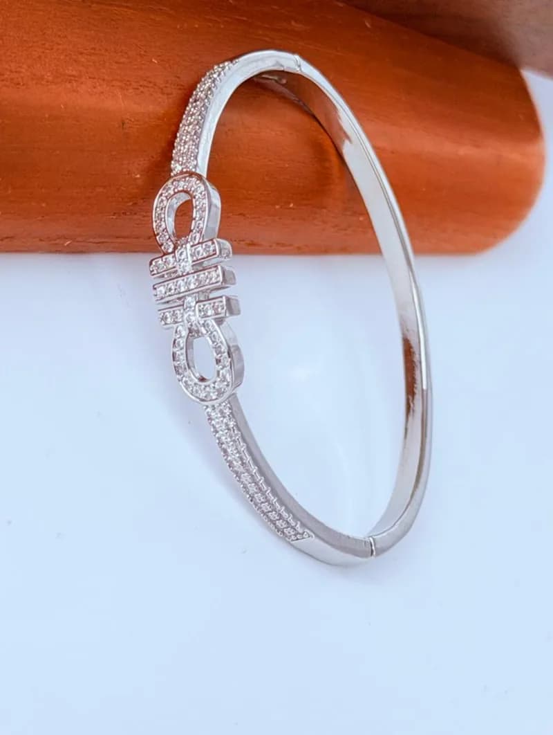 Classy Silver Bangles (4)
