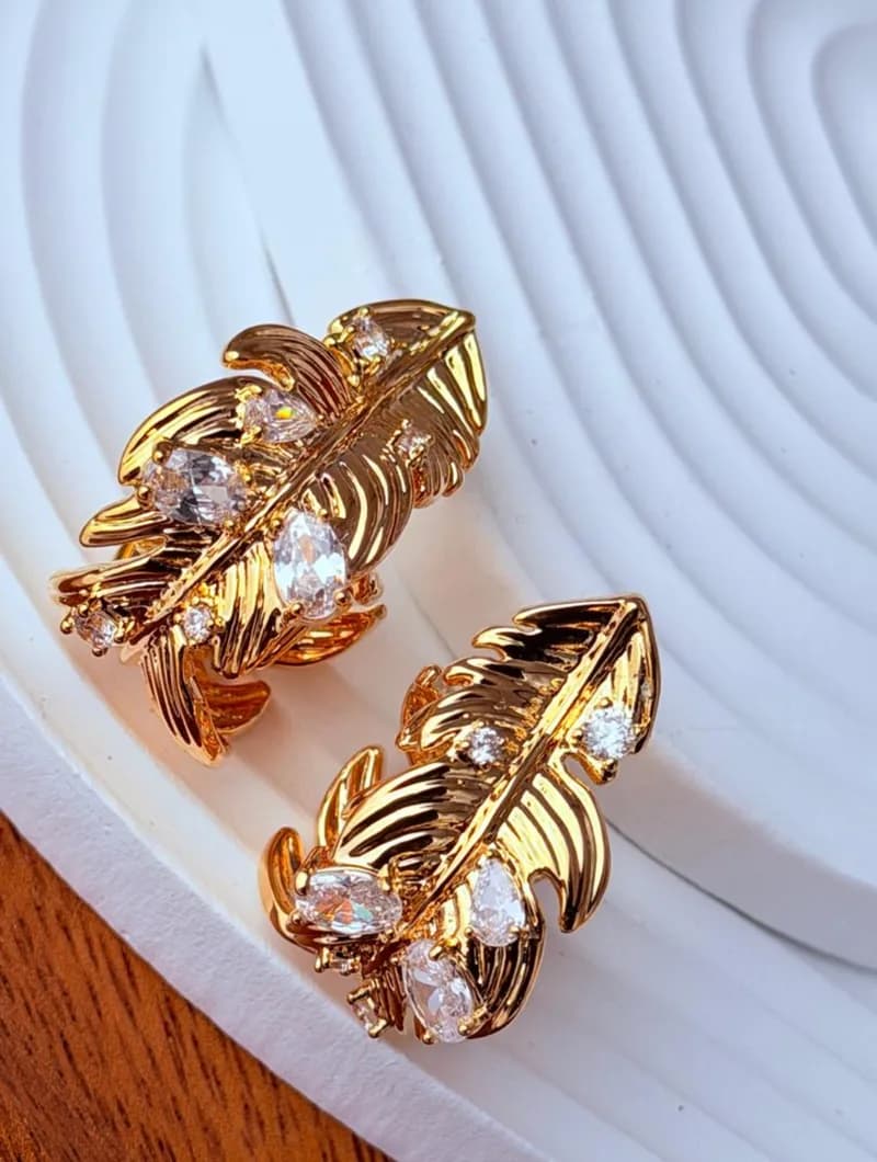 Gold Style Earrings (5)