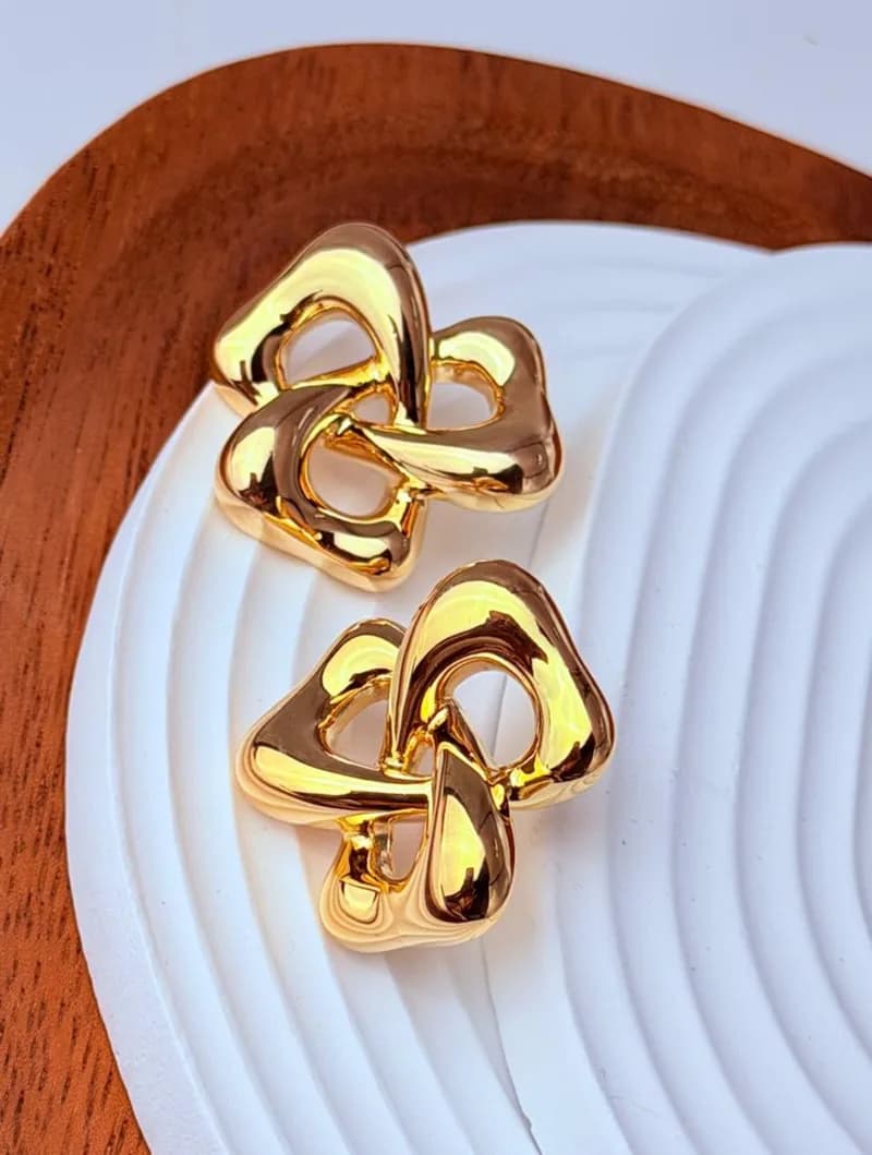 Gold Style Earrings (10)