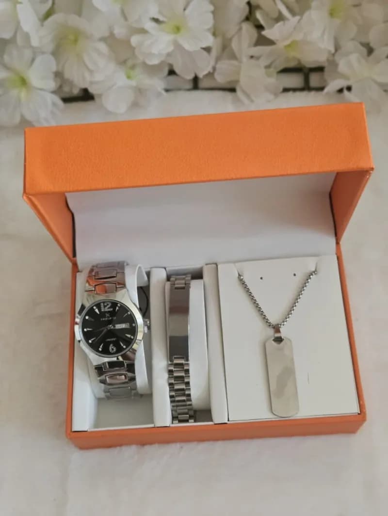Silver Watch Set
