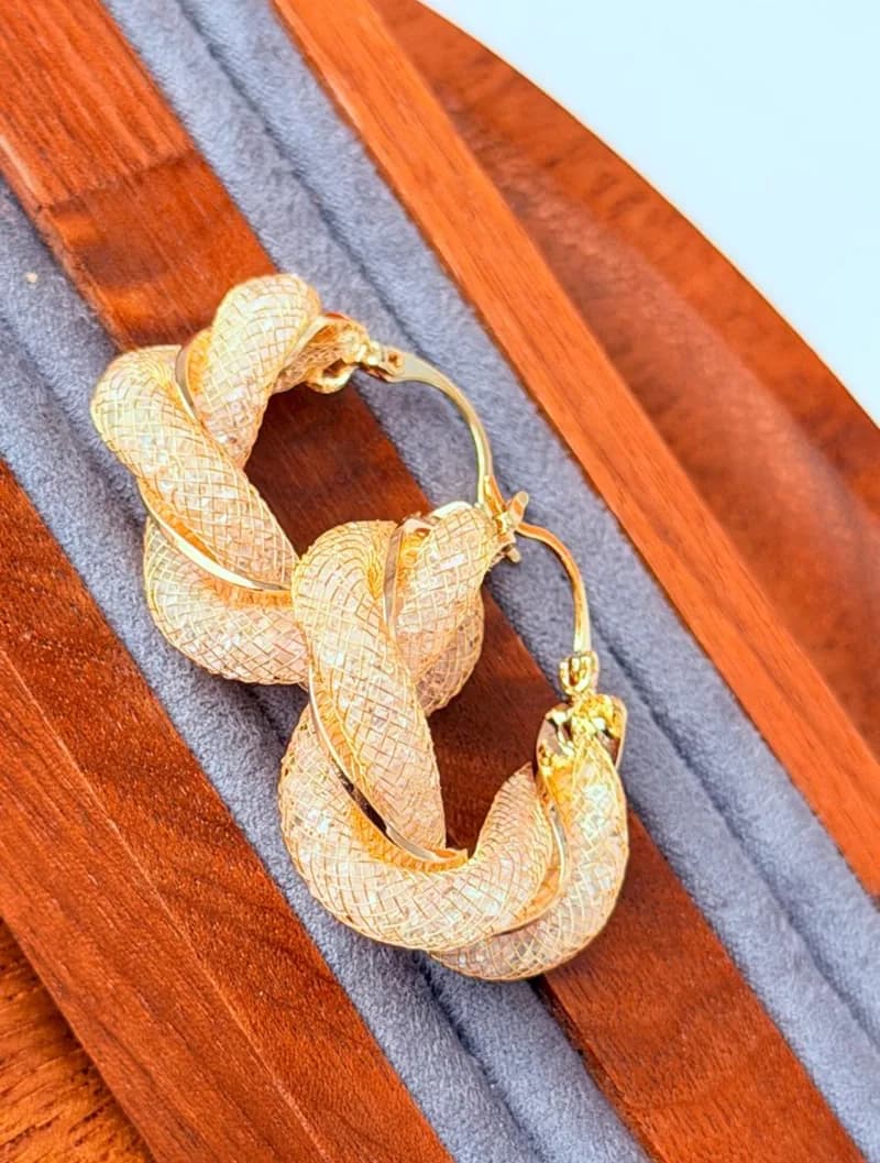 Gold Style Earrings (6)