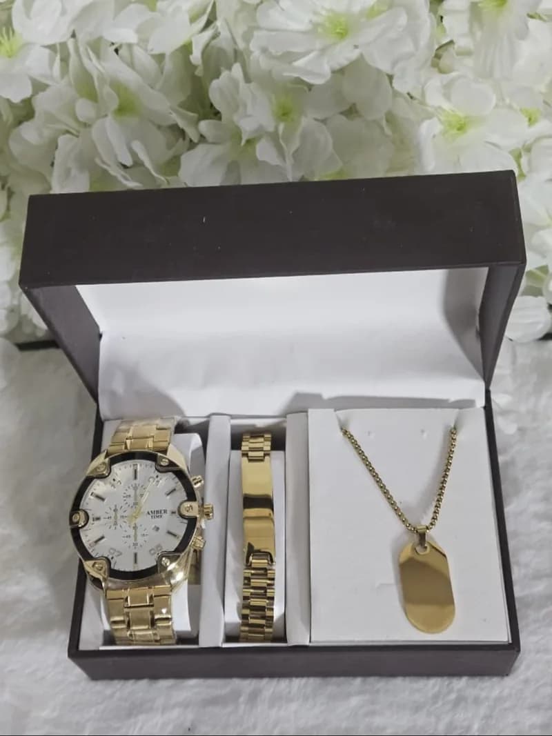 Gold watch Set