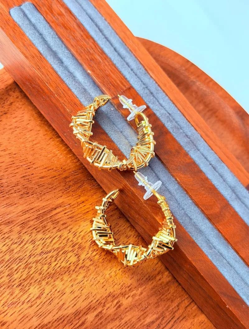 Gold Style Earrings (1)