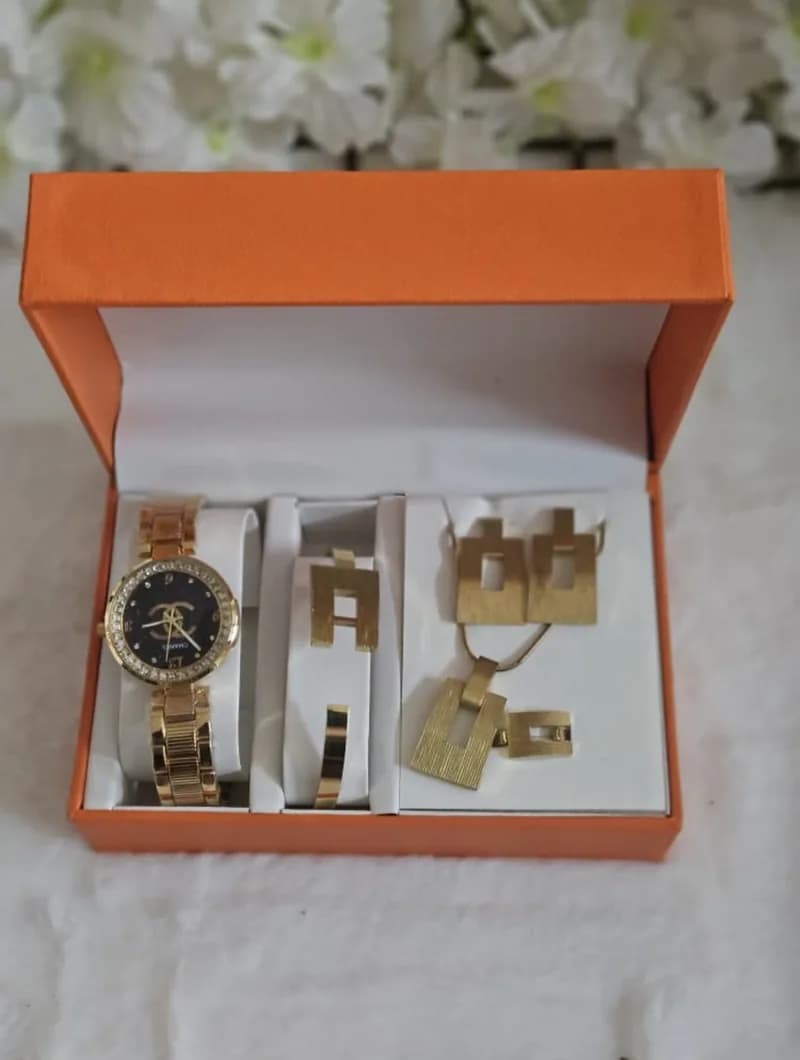 Gold Watch & Jewelry Sets (Female)
